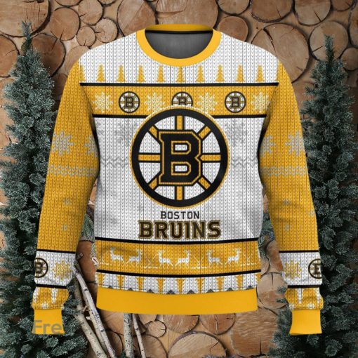 NHL Boston Bruins Christmas Gift Ugly Sweater 3D All Over printed