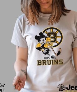 NHL Boston Bruins Mickey Mouse Disney Hockey T Shirt