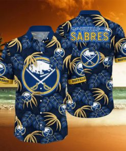 NHL Buffalo Sabres Hawaiian Shirt Palm Leaves Pattern Trendy Summer Gift