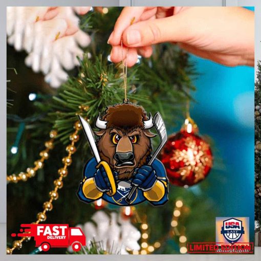 NHL Buffalo Sabres Mascot Christmas Tree Decorations 2023 Xmas Holiday Ornament
