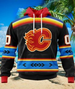 NHL Calgary Flames Special Native Heritage Design Hoodie