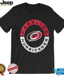 NHL Carolina Hurricanes 2 Hit Logo Black T Shirt