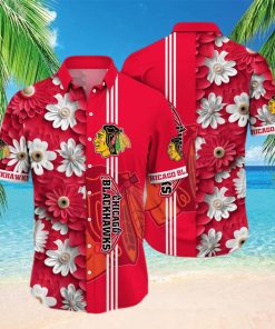 NHL Chicago Blackhawks Hawaiian Shirt Summer Beach Gift