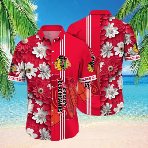 NHL Chicago Blackhawks Hawaiian Shirt Summer Beach Gift