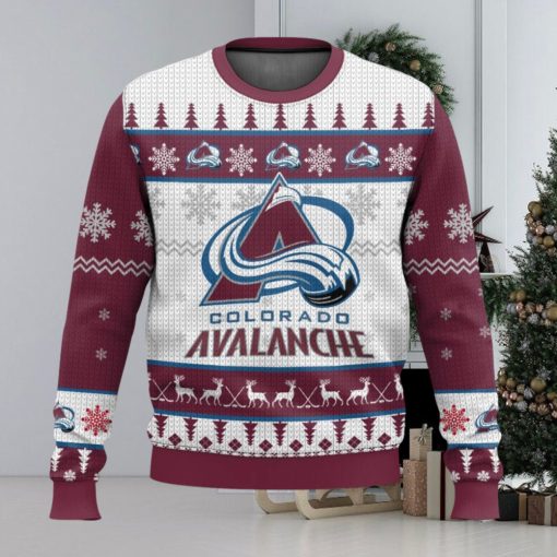 NHL Colorado Avalanche 3D Ugly Christmas Sweater Men And Women Christmas Gift