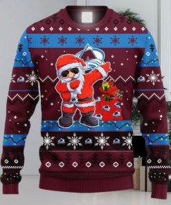 NHL Colorado Avalanche Dabbing Santa Claus Ideas Logo Ugly Christmas Sweater For Fans