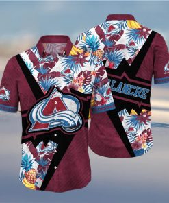 NHL Colorado Avalanche Hawaiian Shirt Beach Gift For Friend hawaiian shirt