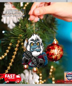 NHL Colorado Avalanche Mascot Christmas Tree Decorations 2023 Holiday Ornament