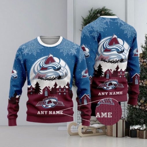 NHL Colorado Avalanche Special Christmas Ugly Sweater Design