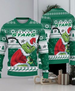 NHL Dallas Stars Grinch Ugly Sweater