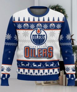 NHL Edmonton Oilers 3D Ugly Christmas Sweater Men And Women Christmas Gift