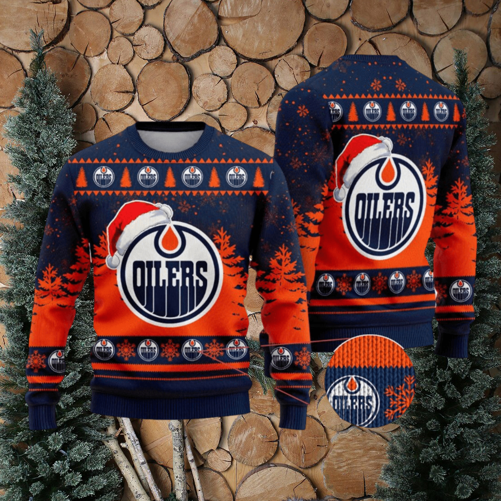 Oilers clearance christmas sweater