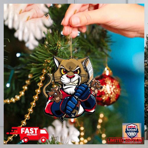 NHL Florida Panthers Mascot Christmas Tree Decorations 2023 Holiday Ornament