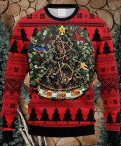 NHL Logo Ottawa Senators Tree Ball Christmas Ugly Sweater For Men Women