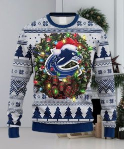 NHL Logo Vancouver Canucks Christmas Ugly Sweater For Men Women