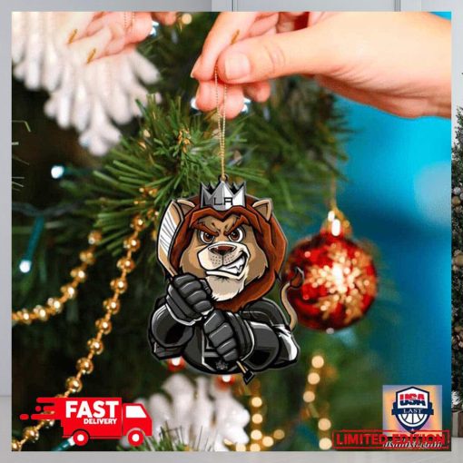 NHL Los Angeles Kings Mascot Christmas Fan Gifts Tree Decorations 2023 Holiday Ornament