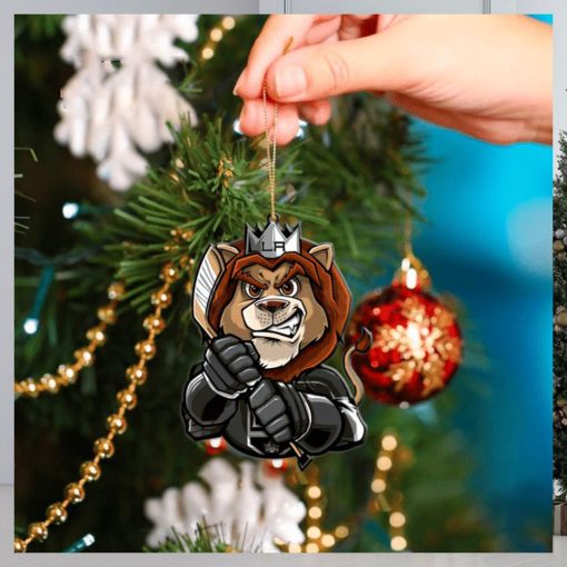 NHL Los Angeles Kings Mascot Christmas Ornament