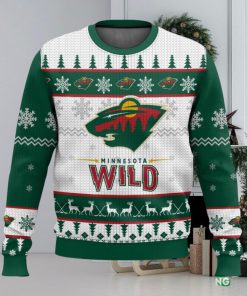 NHL Minnesota Wild 3D Ugly Christmas Sweater Men And Women Christmas Gift