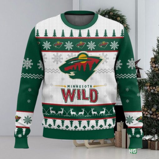 NHL Minnesota Wild 3D Ugly Christmas Sweater Men And Women Christmas Gift