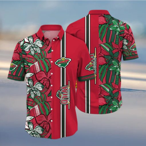 NHL Minnesota Wild Hawaiian Shirt Gift For Beach Trip