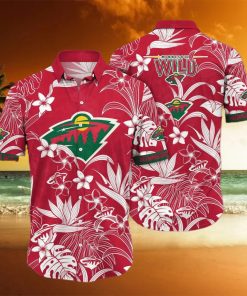 NHL Minnesota Wild Hawaiian Shirt Summer Beach Gift hawaiian shirt