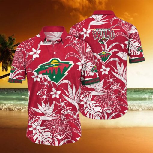 NHL Minnesota Wild Hawaiian Shirt Summer Beach Gift hawaiian shirt