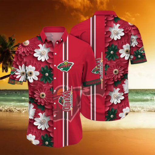 NHL Minnesota Wild Hawaiian Shirt Summer Gift For Friend hawaiian shirt