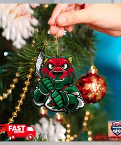 NHL Minnesota Wild Mascot Christmas Tree Decorations 2023 Holiday Ornament