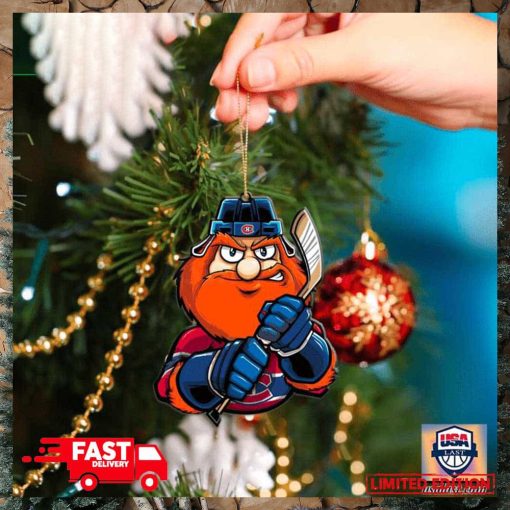 NHL Montreal Canadiens Mascot Christmas Tree Decorations 2023 Xmas Gift Ornament