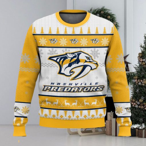 NHL Nashville Predators 3D Ugly Christmas Sweater Men And Women Christmas Gift