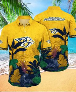 NHL Nashville Predators Hawaiian Shirt Summer Beach Gift hawaiian shirt