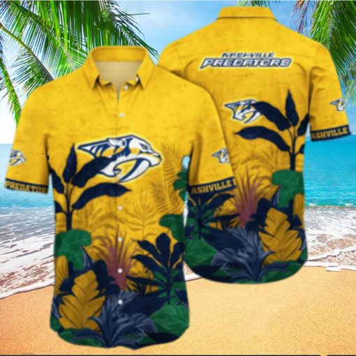 NHL Nashville Predators Hawaiian Shirt Summer Beach Gift