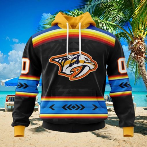 NHL Nashville Predators Special Native Heritage Design Hoodie