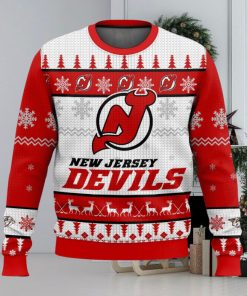 NHL New Jersey Devils 3D Ugly Christmas Sweater Men And Women Christmas Gift