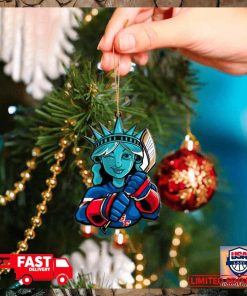 NHL New York Rangers Mascot Christmas Tree Decorations 2023 Holiday Ornament