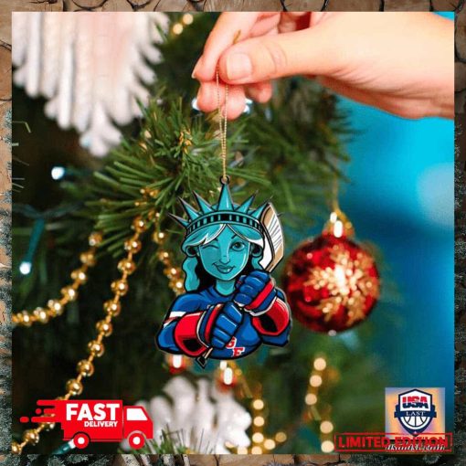 NHL New York Rangers Mascot Christmas Tree Decorations 2023 Holiday Ornament