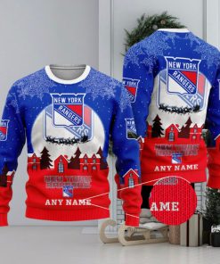 NHL New York Rangers Special Christmas Ugly Sweater Design