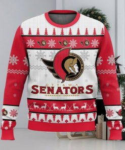 NHL Ottawa Senators 3D Ugly Christmas Sweater Men And Women Christmas Gift