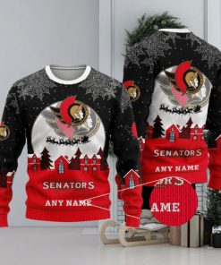 NHL Ottawa Senators Special Christmas Ugly Sweater Design