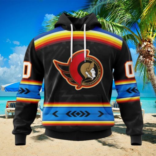 NHL Ottawa Senators Special Native Heritage Design Hoodie