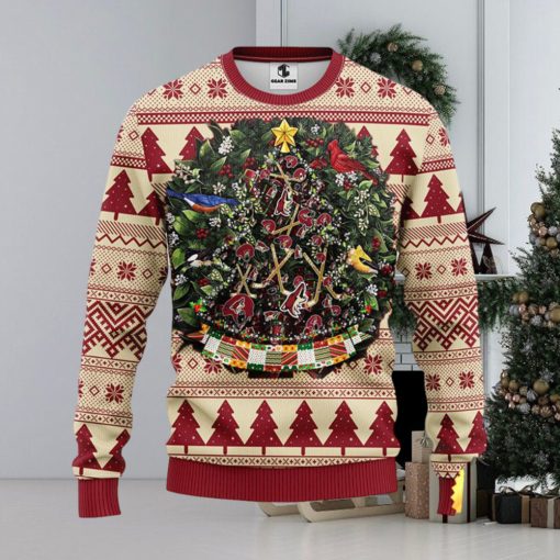 NHL Phoenix Coyotes Ugly Christmas Sweater Ball Pine Tree Christmas Unisex Sweater