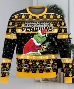 NHL Pittsburgh Penguins Grinch 3D Christmas Sweater Ugly Christmas Sweater Christmas Gift Ideas