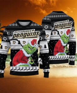 NHL Pittsburgh Penguins Ugly Sweater Grinch Christmas Sweater