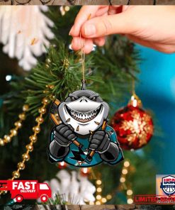 NHL San Jose Sharks Mascot Christmas Tree Decorations 2023 For Holiday Ornament