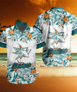 NHL San Jose Sharks Special Tropical Flower Hawaiian Shirt