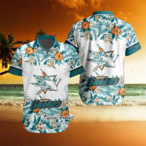 NHL San Jose Sharks Special Tropical Flower Hawaiian Shirt