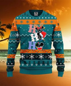 NHL San Jose Sharks Ugly Sweater Hohoho Mickey Ugly Christmas Sweater