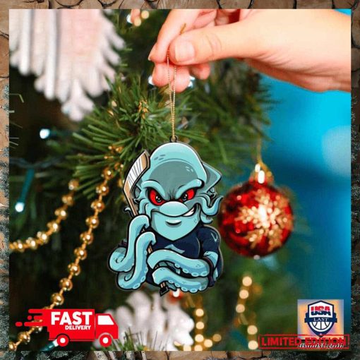 NHL Seattle Kraken Mascot Christmas 2023 Holiday Tree Decorations Ornament