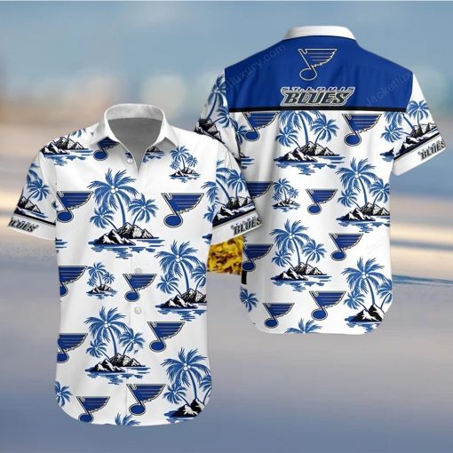 NHL St Louis Blues 3D Hawaiian Shirt And Shorts