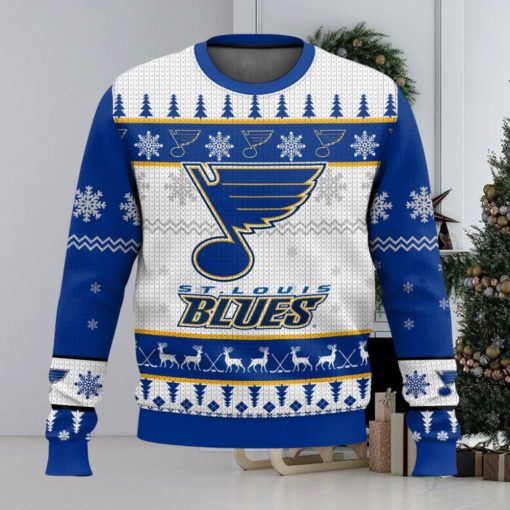 NHL St. Louis Blues 3D Ugly Christmas Sweater Men And Women Christmas Gift